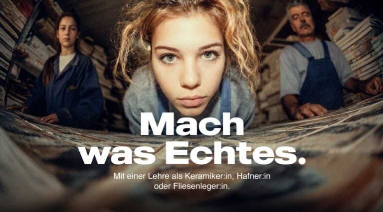 Mit der Lehrlingskampagne "Mach was Echtes" bewarben die Landesinnungen Wien und Oberösterreich die Ausbildung im Handwerk. Abbildung: Agentur Papabogner / LI Wien & OÖ