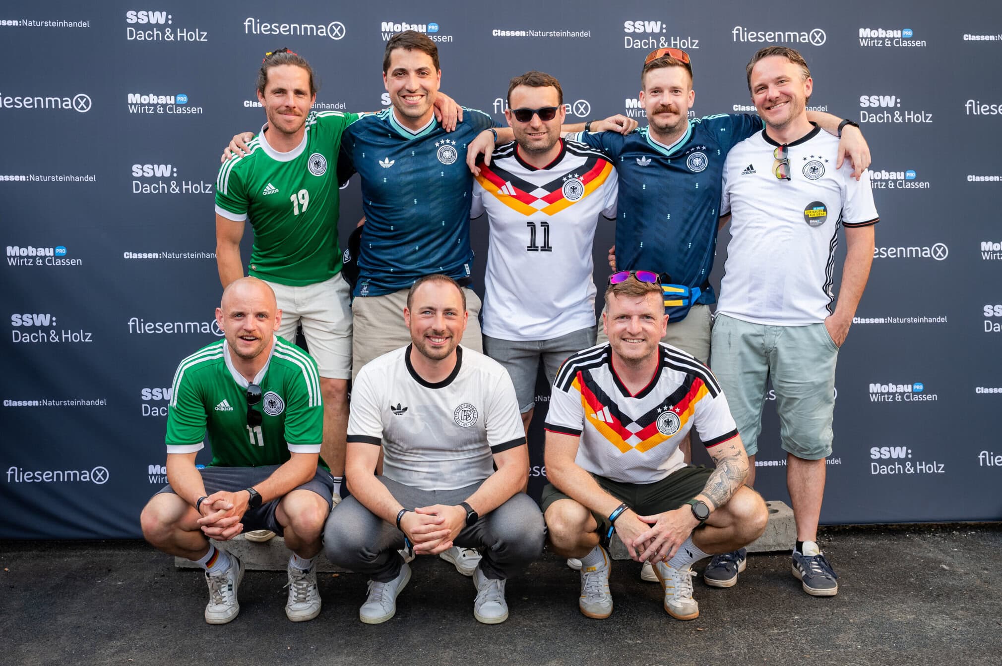 Fußball, gute Stimmung und gemeinsames Feiern: Das Public Viewing war fester Bestandteil des Jubiläumsabends.