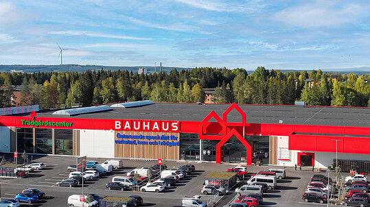 Das neue Bauhaus Fachcentrum in Östersund in der Region Jämtland, Schweden. Foto: Bauhaus AG