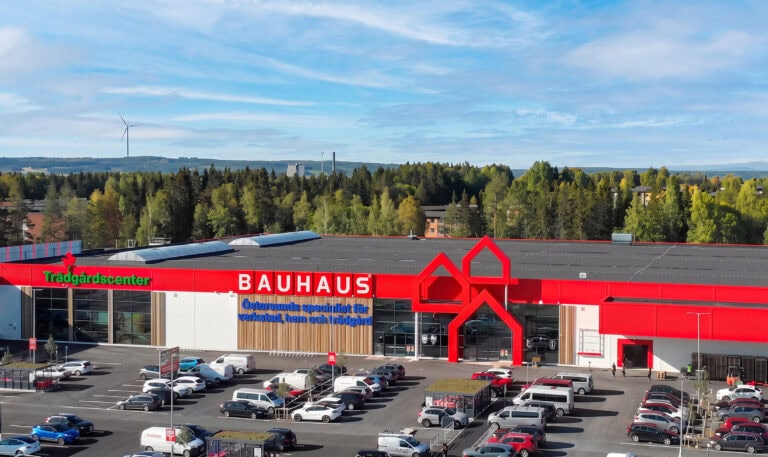 Das neue Bauhaus Fachcentrum in Östersund in der Region Jämtland, Schweden. Foto: Bauhaus AG