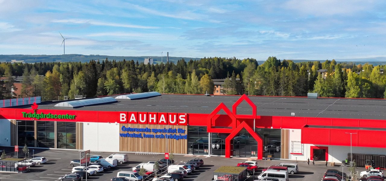 Das neue Bauhaus Fachcentrum in Östersund in der Region Jämtland, Schweden. Foto: Bauhaus AG