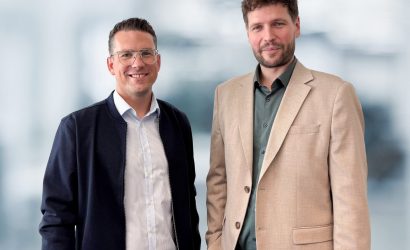 Zum 1. Oktober neue Geschäftsführer der EUROBAUSTOFF Versicherungsmakler GmbH (v. l.): Julien Schön und Kai Bruch.