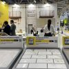 FILA Solutions Messestand auf der Cersaie mit Behandlungsportfolio für Oberflächenschutz und Pflege