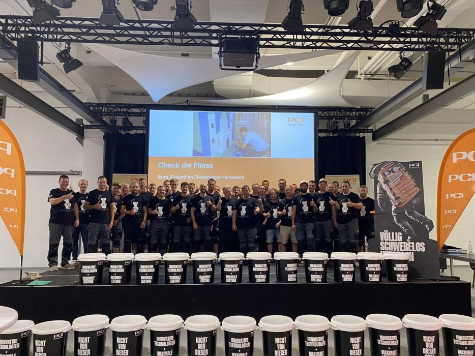 "Volles Haus" beim PCI-Event "Check die Fliese" in Nürnberg am 22.Juni 2023.  Foto: PCI
