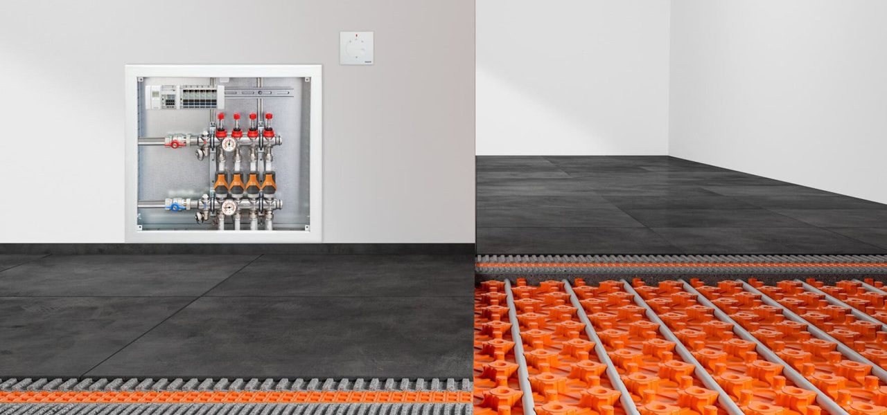 Die Datensätze für die Fußbodenheizung Schlüter-Bekotec-Therm stehen in der Linear-Software zur Planung und Auslegung zur Verfügung. Foto: Schlüter-Systems.