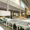 Die Rocky-Roboter im Bauhaus Import- und Zentrallager in Krefeld. Foto: Bauhaus AG.